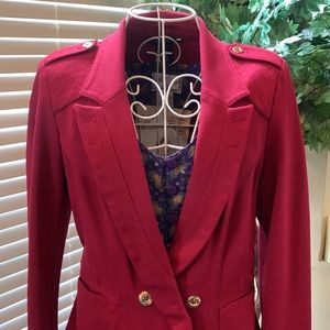 Wine Red WhiteHouse BlackMarket Jacket Sz8 Great Condition!MustHave ☺️